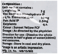 Argiheal Orange Flavour Granules 10Gm